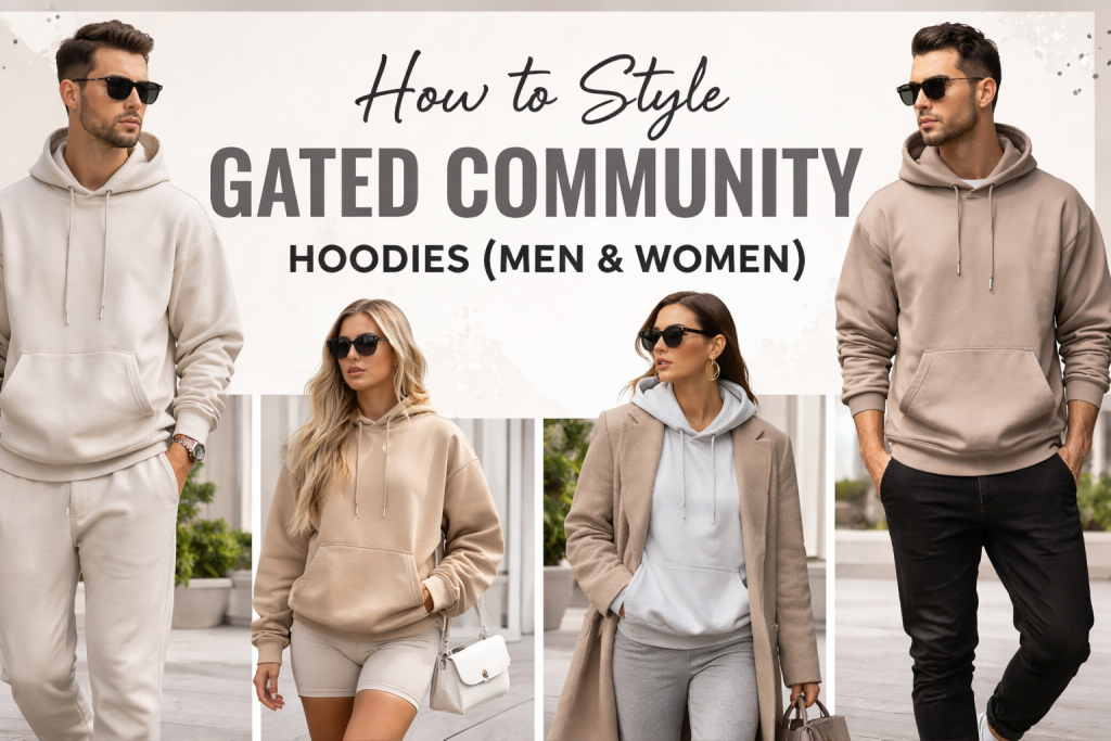 How to Style Gated Community Hoodies (Men & Women)
